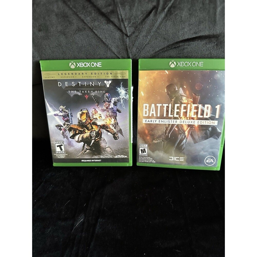 Xbox One 2 Games, Legendary Edition Destiny The Taken King And Battlefield
